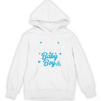 Soon To Be Auntie Of A Beautiful Baby Boy Baby Shower Hoodie - Thegiftio UK