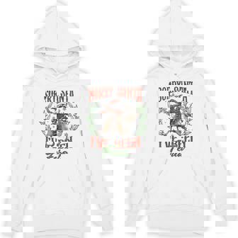 Sorry Santa I've Been Feral Christmas Raccoon Costume Hoodie - Seseable