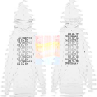 South China Tiger Groovy Retro Unisex Hoodie | Mazezy