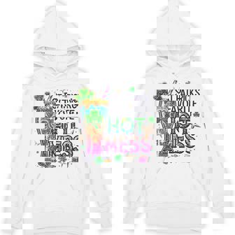 St Patrick’S Favorite Hot Mess Irish Drink Luckiest Hoodie - Monsterry