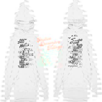 Subtle Festive December Tidings Festive Holiday Tidings Hoodie | Mazezy