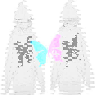 Suicide Survivor Ribbon Awareness Prevention Month Butterfly Unisex Hoodie | Mazezy