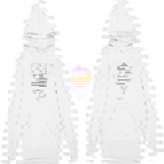 Sun's Out Guns Out Vaporwave Premium Unisex Hoodie | Mazezy