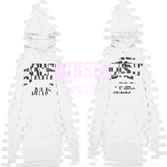 Sunset High School HS Portland OR Vintage Sports Unisex Hoodie | Mazezy