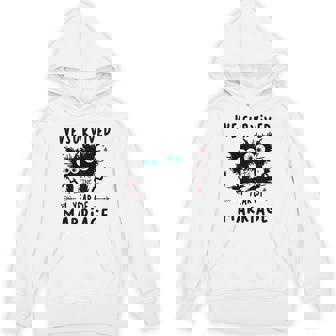 We Survived 1 Years Of Marriage Anniversary Humor Survival Unisex Hoodie | Mazezy