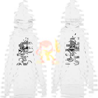 Table Tennis Bat With Beer Bottle Beer Plays Table Tennis Unisex Hoodie | Mazezy