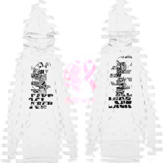 Tackle Breast Cancer Awareness American Football Leopard Unisex Hoodie | Mazezy