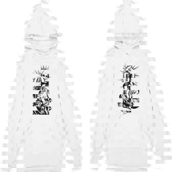 Tattoo Style Virgin Mary Hoodie | Mazezy