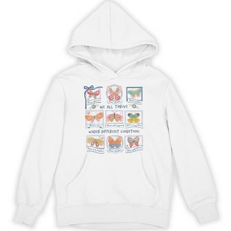 We All Thrive Under Different Conditions Autism Awareness Hoodie - Thegiftio UK