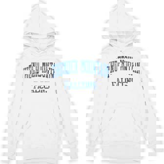 Thunder Mountain High School HS Juneau AK Vintage Sports Tank Top Unisex Hoodie | Mazezy