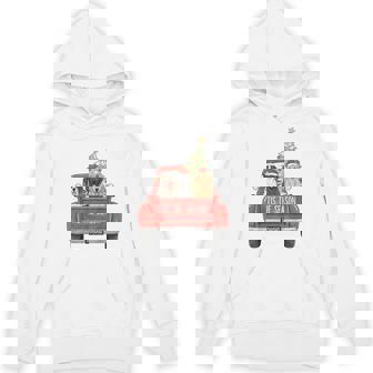 Tis The Season Hunting Dogs Car Truck Christmas Tree Holiday Unisex Hoodie | Mazezy