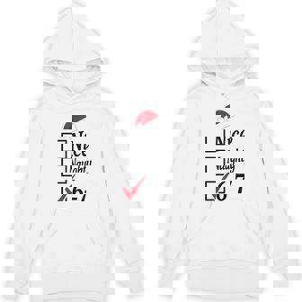 Trendy 6-7 Meme Nice Naughty 67 Christmas Graphic Tri-Blend Hoodie | Seseable FR