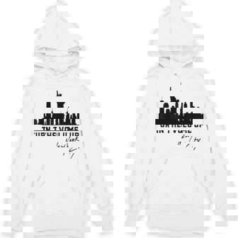 Turn The Volume Up New York City Skyline NYC Pride Statement Unisex Hoodie | Mazezy