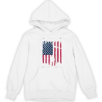Us Flag Support Military I Wear Red On Fridays Hoodie - Thegiftio