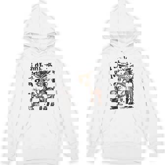 Vintage I Don't Give a Rats Ass Cute Humor Animal Unisex Hoodie | Mazezy