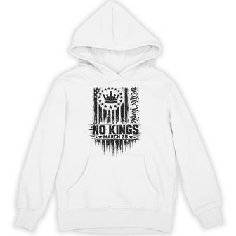 Vintage No King March 28 No King Day Hoodie - Thegiftio UK