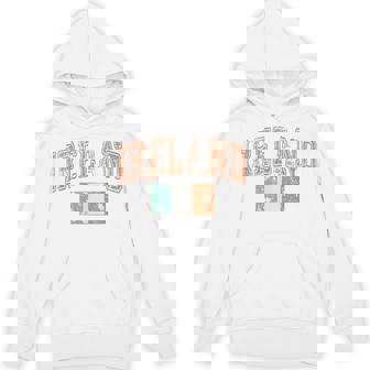 Vintage Retro Faded Ireland Flag Irish Pride Unisex Hoodie | Mazezy