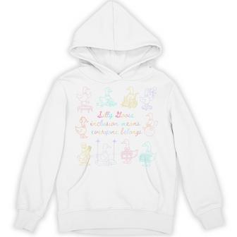 Vintage Silly Goose Inclusion Means Everyone Belongs Sped Hoodie | Mazezy