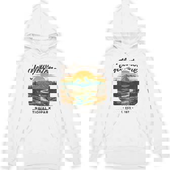 Vintage Yellowstone National Park Adventure Unisex Hoodie | Mazezy