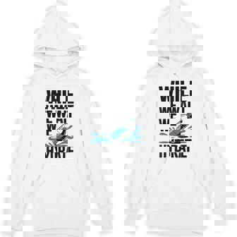 While We Wait We Hydrate Drinking Water Motivational Unisex Hoodie | Mazezy