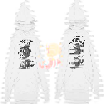 Wait Your Turn Fat Boy Turkey & Santa Xmas Thanksgiving Hoodie - Monsterry
