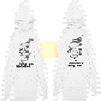 Walking Bread Pun Unisex Hoodie | Mazezy