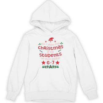 All I Want For Christmas Is My Students To Stop Saying 6-7 Tri-Blend Hoodie - Thegiftio UK