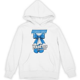 I Wear Blue For Diabetes Awareness Boxing Gloves Coquette Unisex Hoodie | Mazezy
