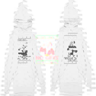 Weightlifting Workout Gym Santa Christmas Ugly Sweater Xmas Tri-Blend Hoodie - Monsterry