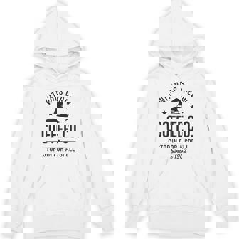 Witches Brew Coffee Co Stop In For A Spell Halloween Hat Unisex Hoodie | Mazezy