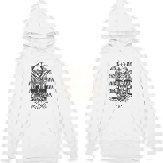 Y2k Grunge Aesthetic Alt Goth Skull Cross Gothic Hoodie | Mazezy