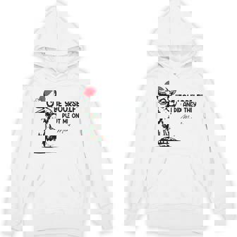 Be Yourself I Did And They Put Me On Meds Christmas Hoodie - Monsterry