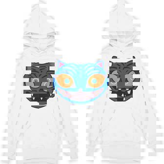 Zoey-Inspired Cheeky Cat Face Unisex Hoodie | Mazezy