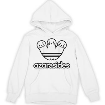 【バックプリント・背中側】アザラシデス Azarasides ゴマちゃん ブランド パロディ 面白 かわいい パーカー - Kawaiitshirt