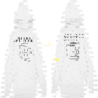 お茶をこぼす 友情 お茶好きの人 かわいい かわいい 湯呑み パーティー パーカー - Kawaiitshirt