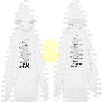 ひよこ 雛 鶏 鳥 Piyo ピヨ チキン 動物 ネタ おもしろ 面白い お笑い かわいい ワンポイント デザイン パーカー - Kawaiitshirt