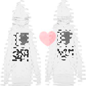 アイ ラブ イカ 韓国語 パーカー - Kawaiitshirt