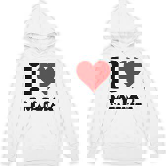 アイ・ラヴ・ママ 長袖tシャツ パーカー - Kawaiitshirt