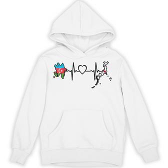 アゼルバイジャン日本ハートビート アゼルバイジャン 日本国旗 パーカー - Kawaiitshirt
