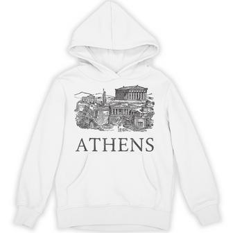 アテネギリシャ-ギリシャのお土産-アテネ パーカー - Kawaiitshirt
