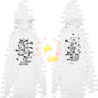 キタキツネ 狐 九尾 パーカー - Kawaiitshirt