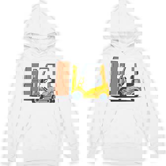 キッズ フォークリフト車両工事現場掘削機建設作業員 男の子 パーカー - Kawaiitshirt