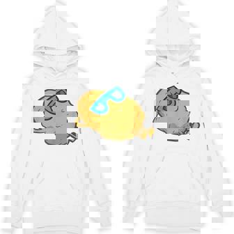 サングラスでかわいいポテチ リラックスポテチ パーカー - Kawaiitshirt