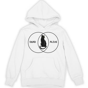シュレディンガーの猫ベン図 長袖tシャツ パーカー - Kawaiitshirt