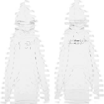 ジャズ、ソウル、クラシック音楽、ハートビートアコースティックギター パーカー - Kawaiitshirt