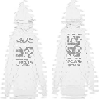 バックプリント テキスト For People Quotes Have No Plans パーカー - Kawaiitshirt