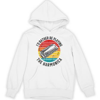 ハーモニカプレーヤー メンズ レディース ファニー ハーモニスト ハーピスト パーカー - Kawaiitshirt