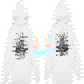 バルセロナのサグラダ ファミリアの美しいイラスト パーカー - Kawaiitshirt