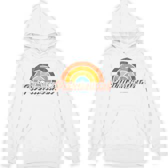 パラマウント カリフォルニア Ca ヴィンテージ レインボー レトロ 70年代 パーカー - Kawaiitshirt