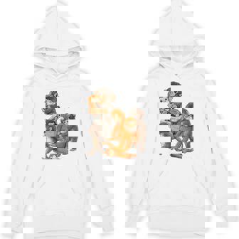 パンチ君 かわいい ポーズ 捨てられた ニホンザル モンキー パンチ パーカー - Kawaiitshirt